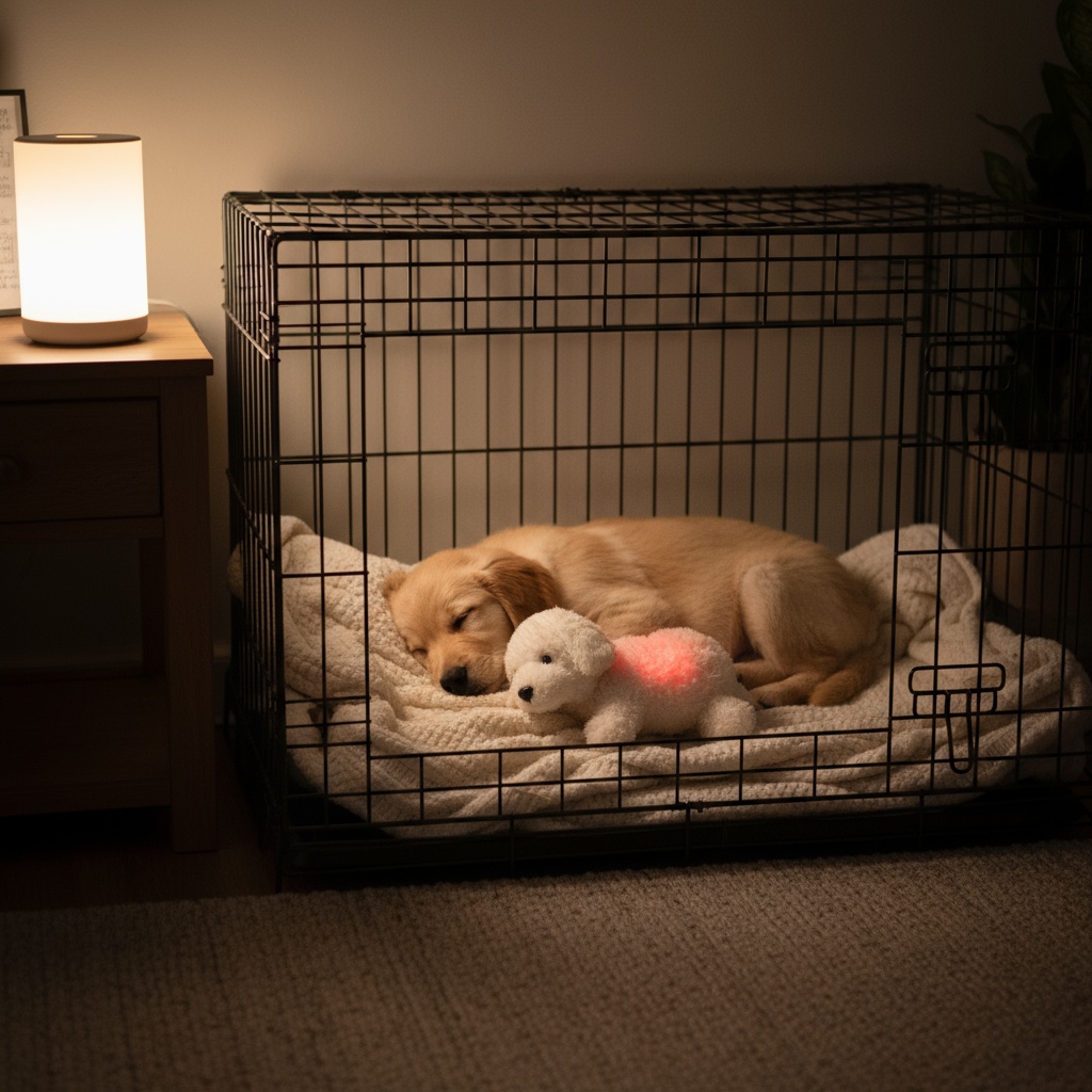 crate training a puppy