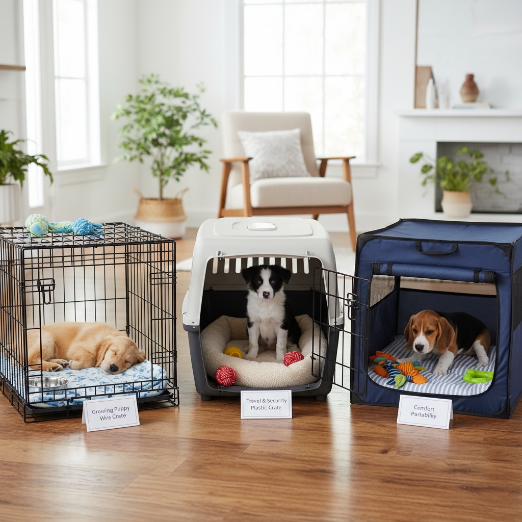 crate training a puppy