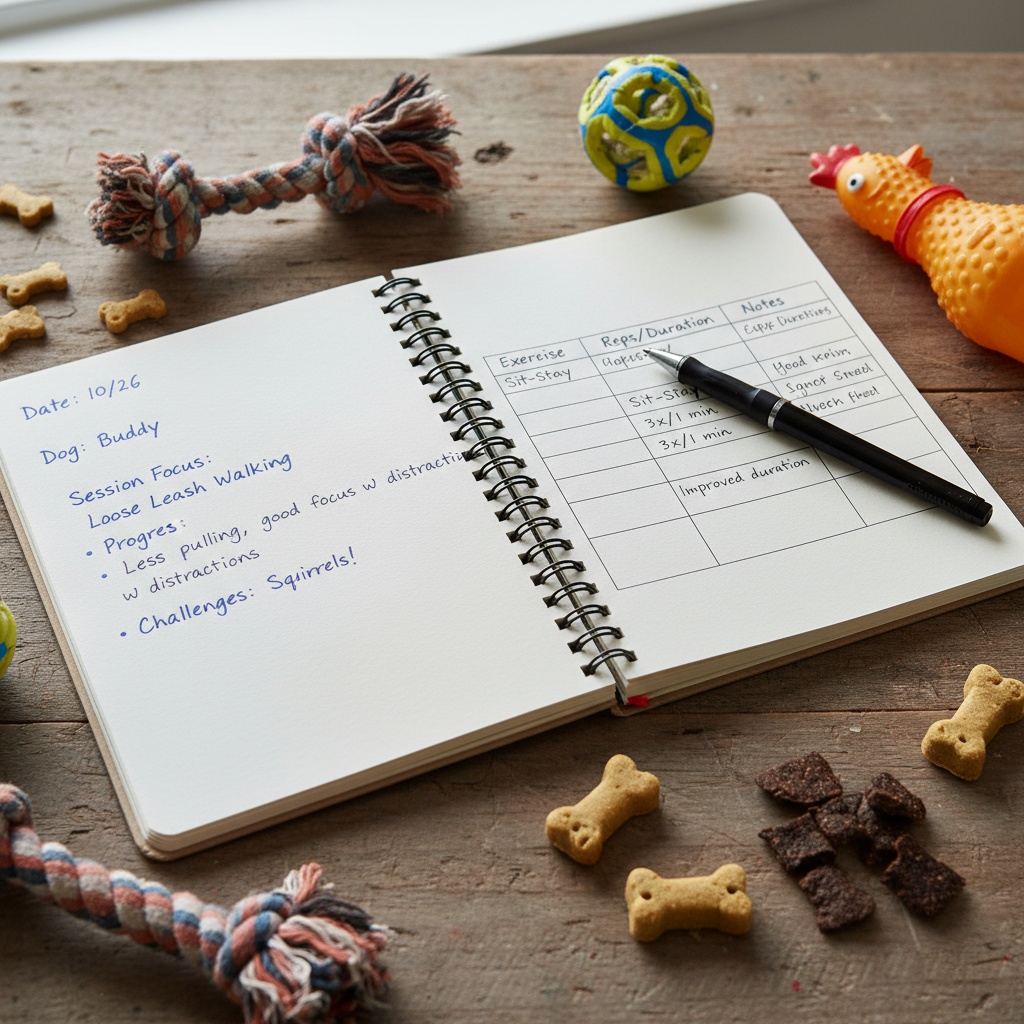 dog training journal