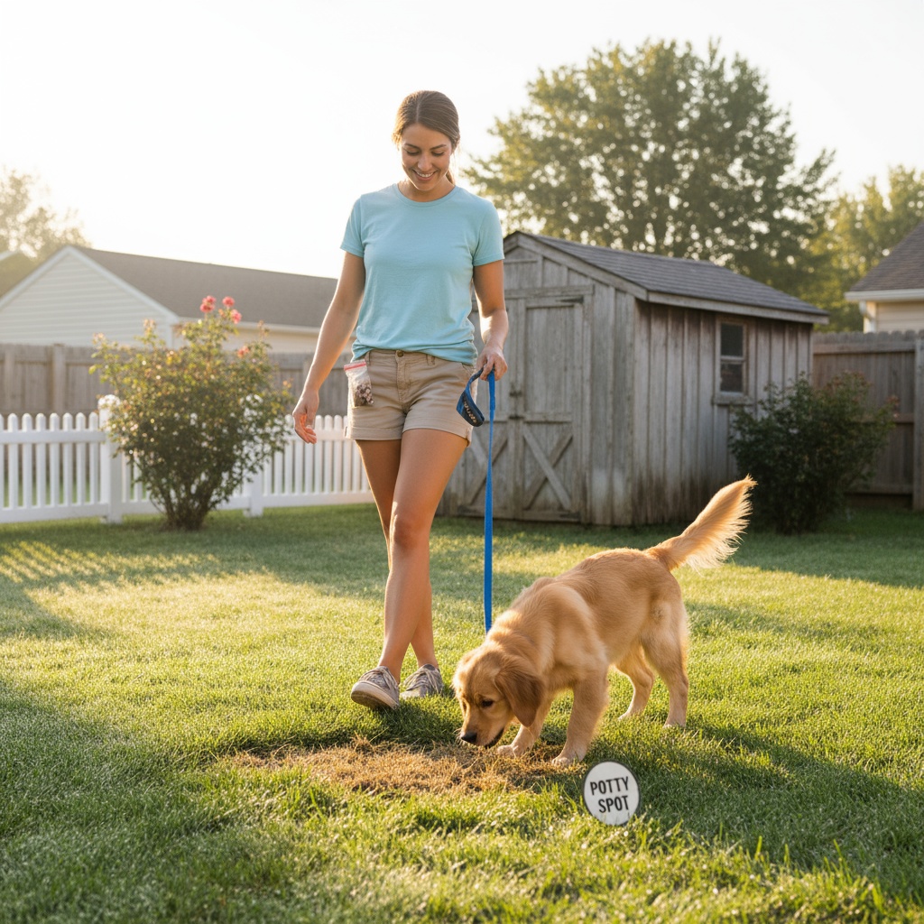 dog training pee outside