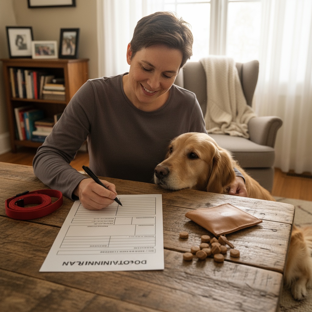 dog training plan template