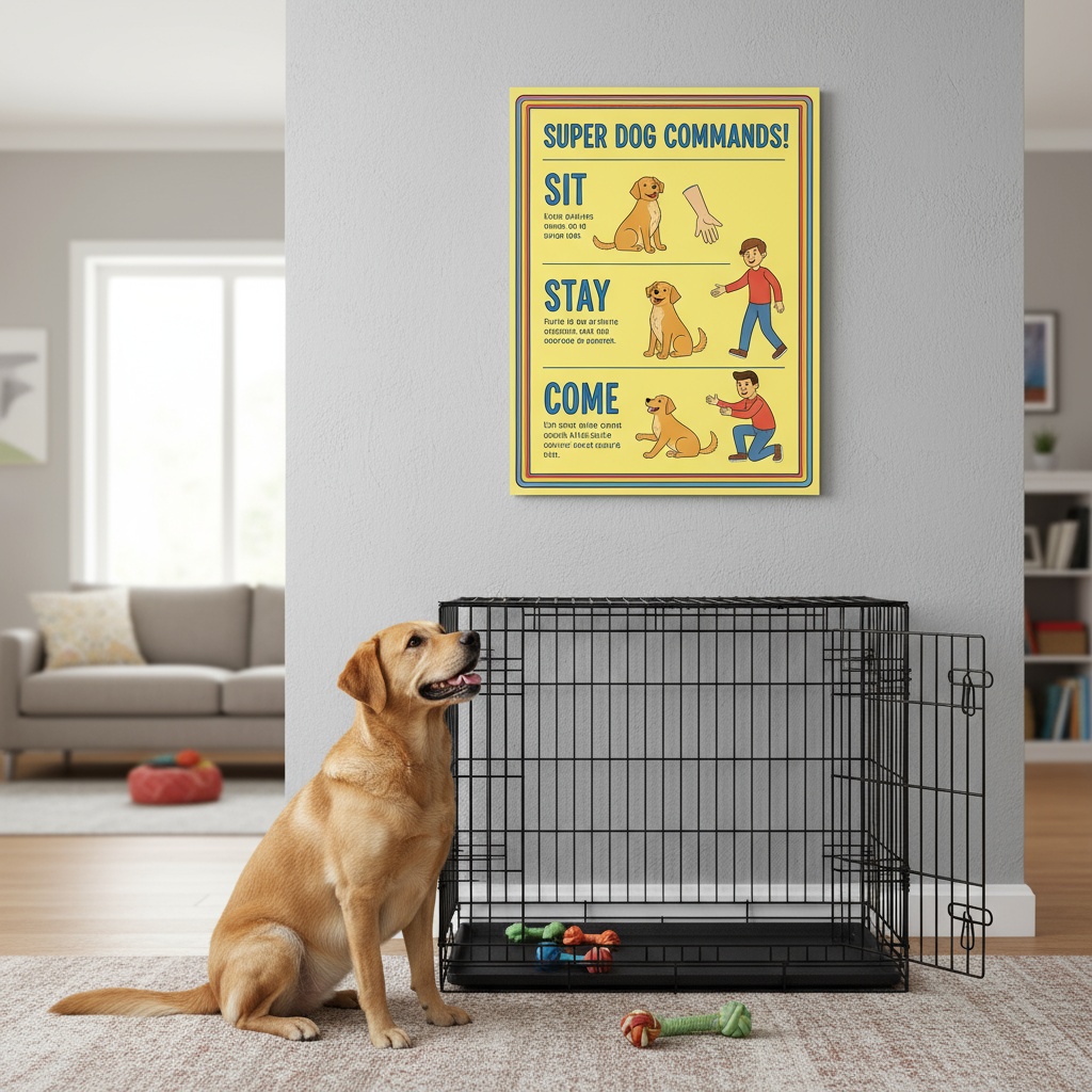 dog training poster