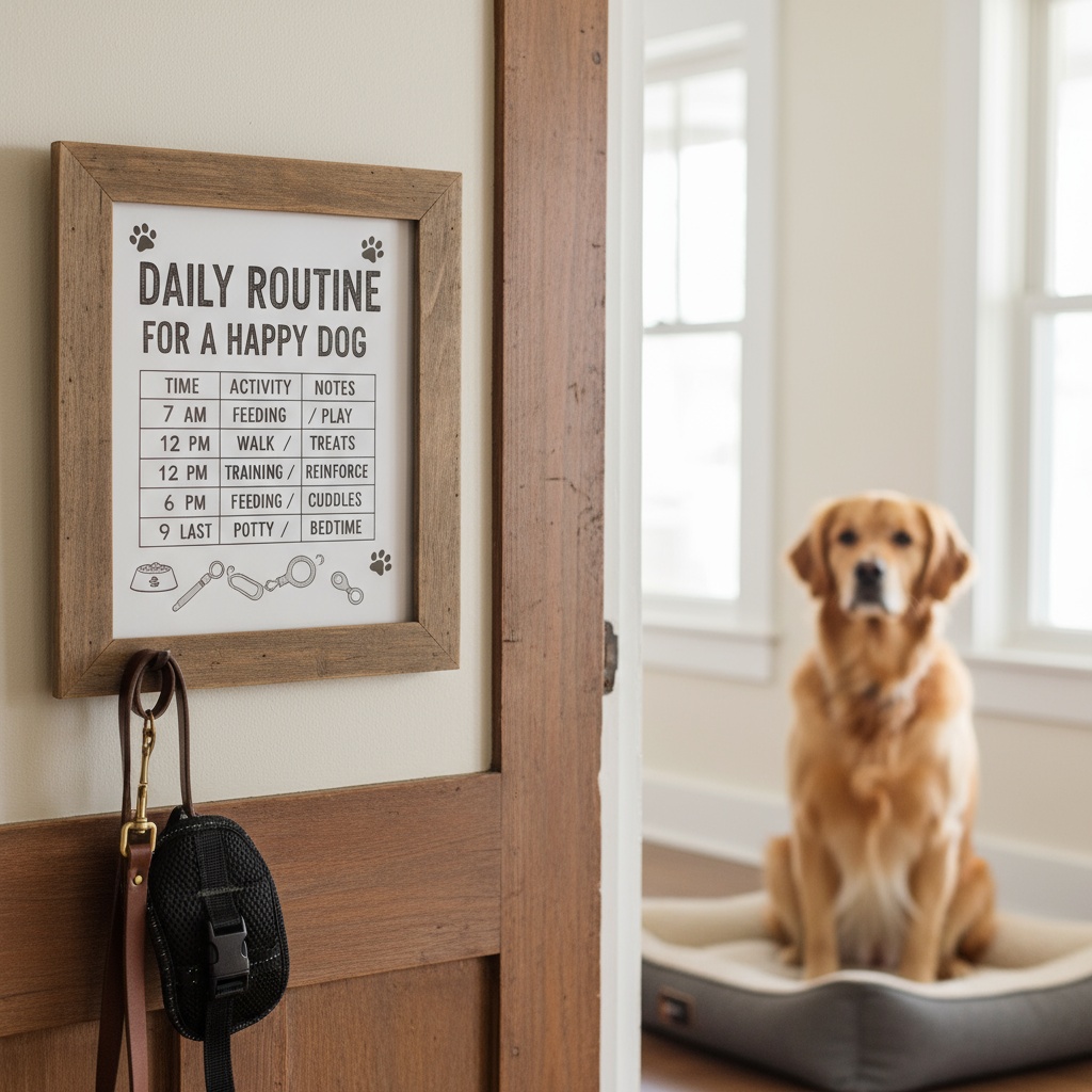 dog training poster