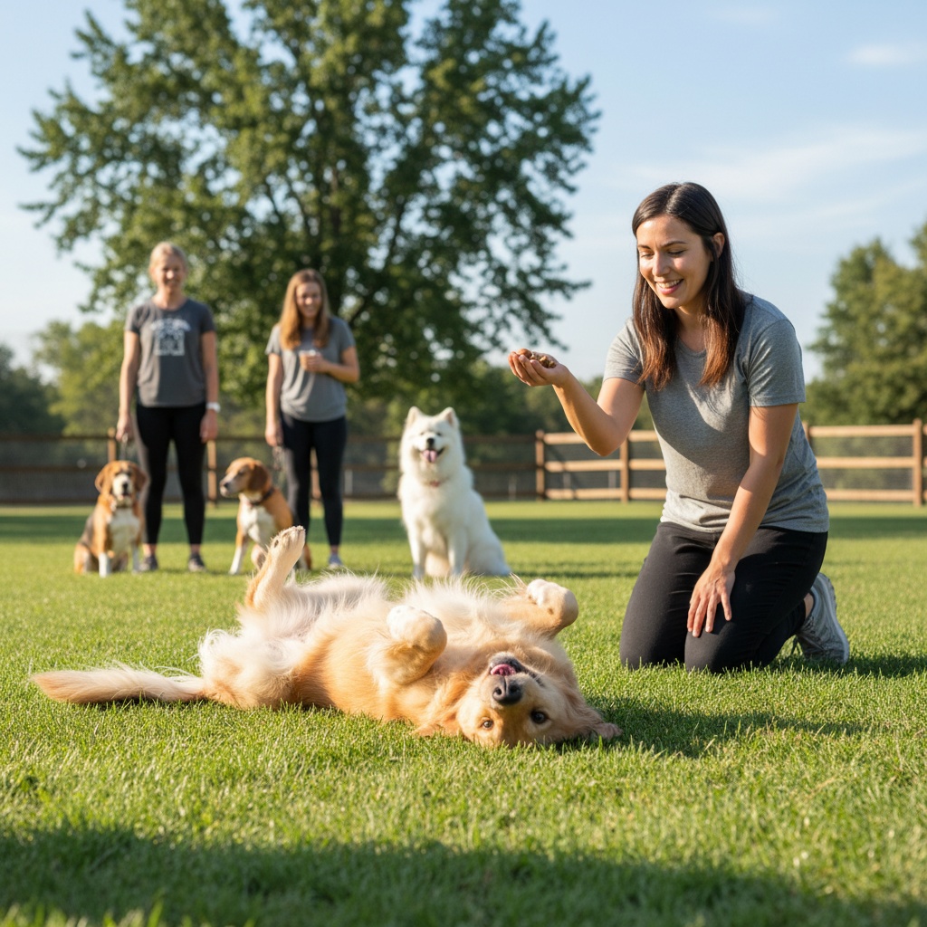 dog training roll over