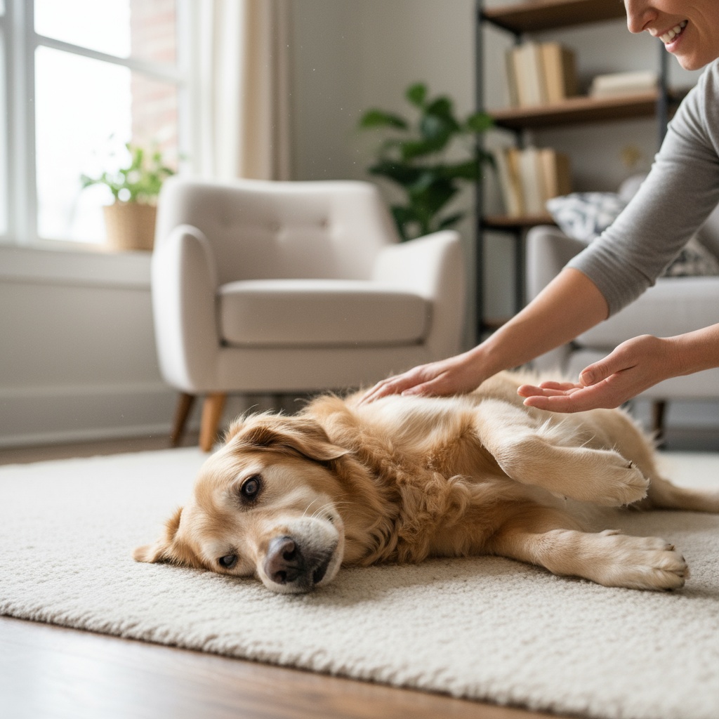 dog training roll over