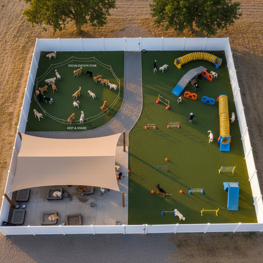 dog training yard