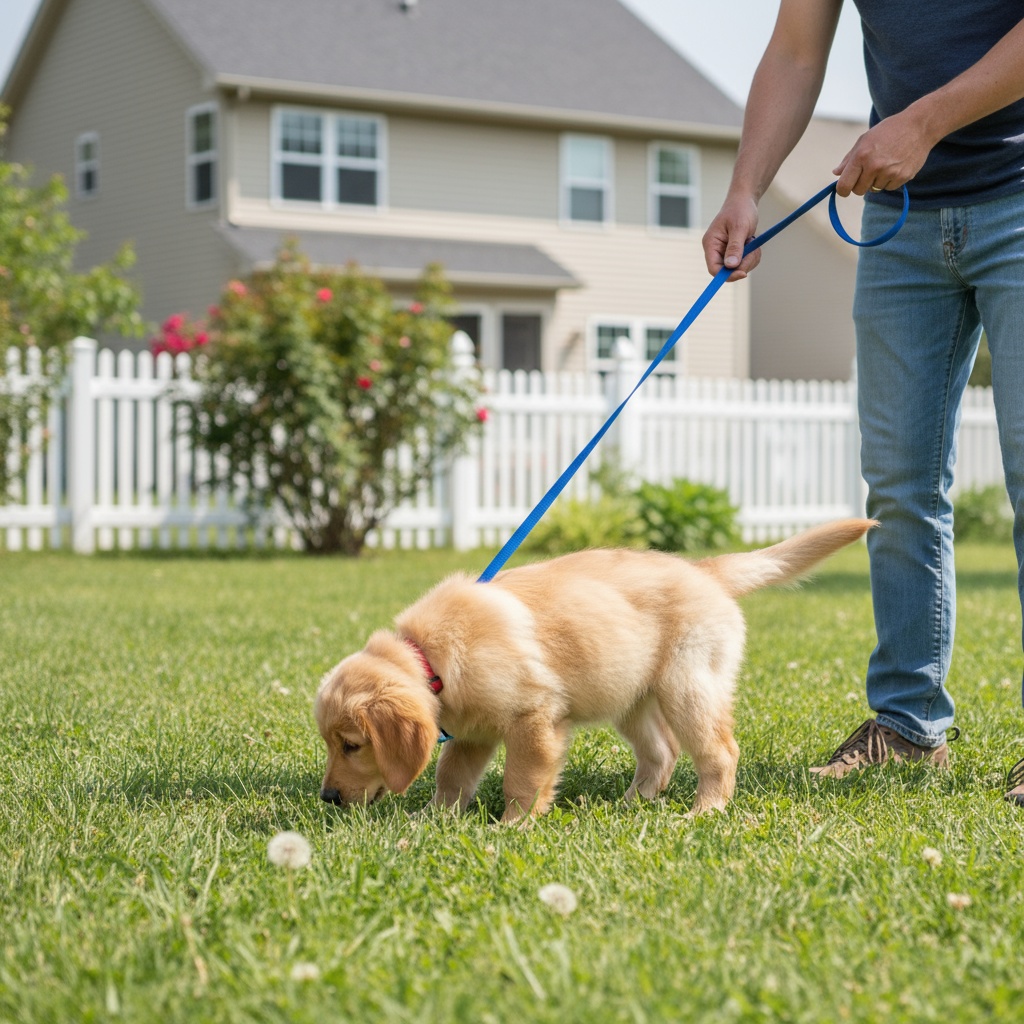 house training a dog