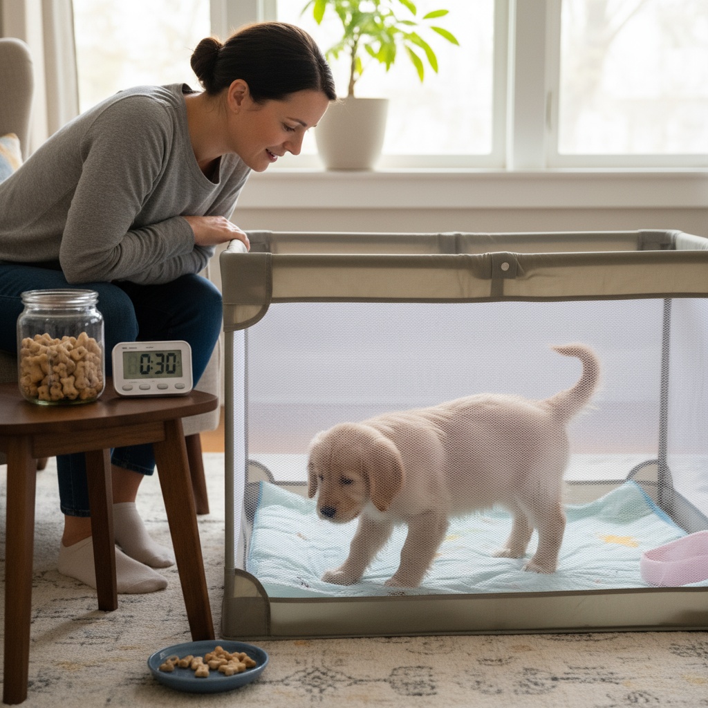 house training puppy