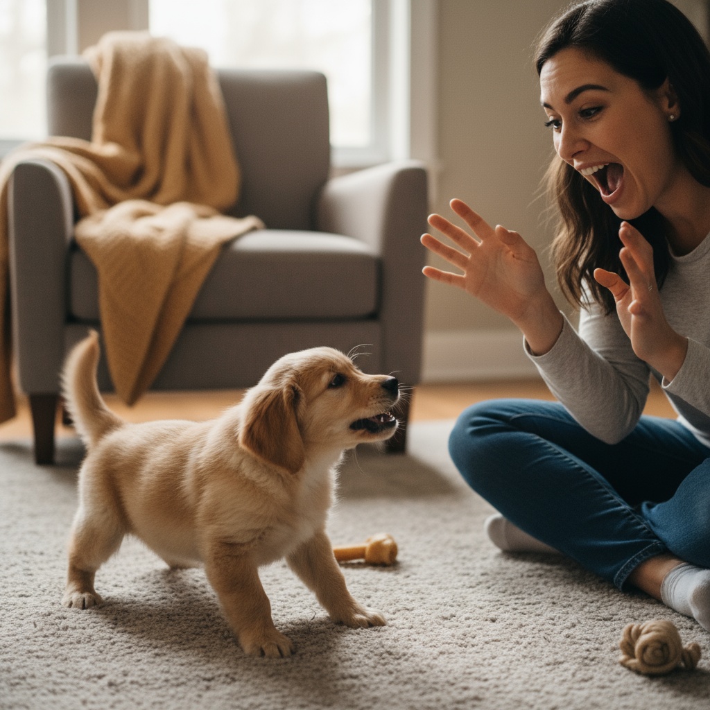 how to keep a puppy from biting