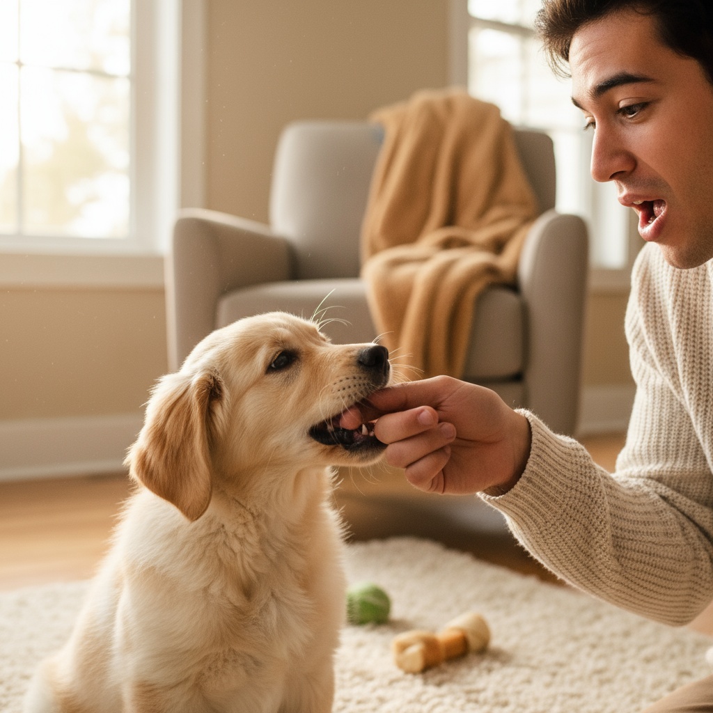 how to stop a puppy from biting