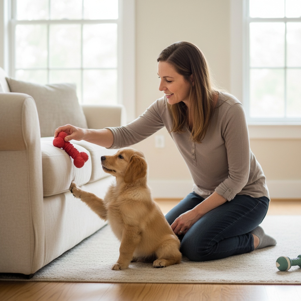 how to stop puppy chewing