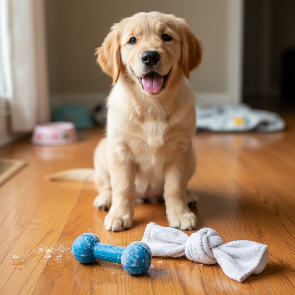 how to stop puppy chewing