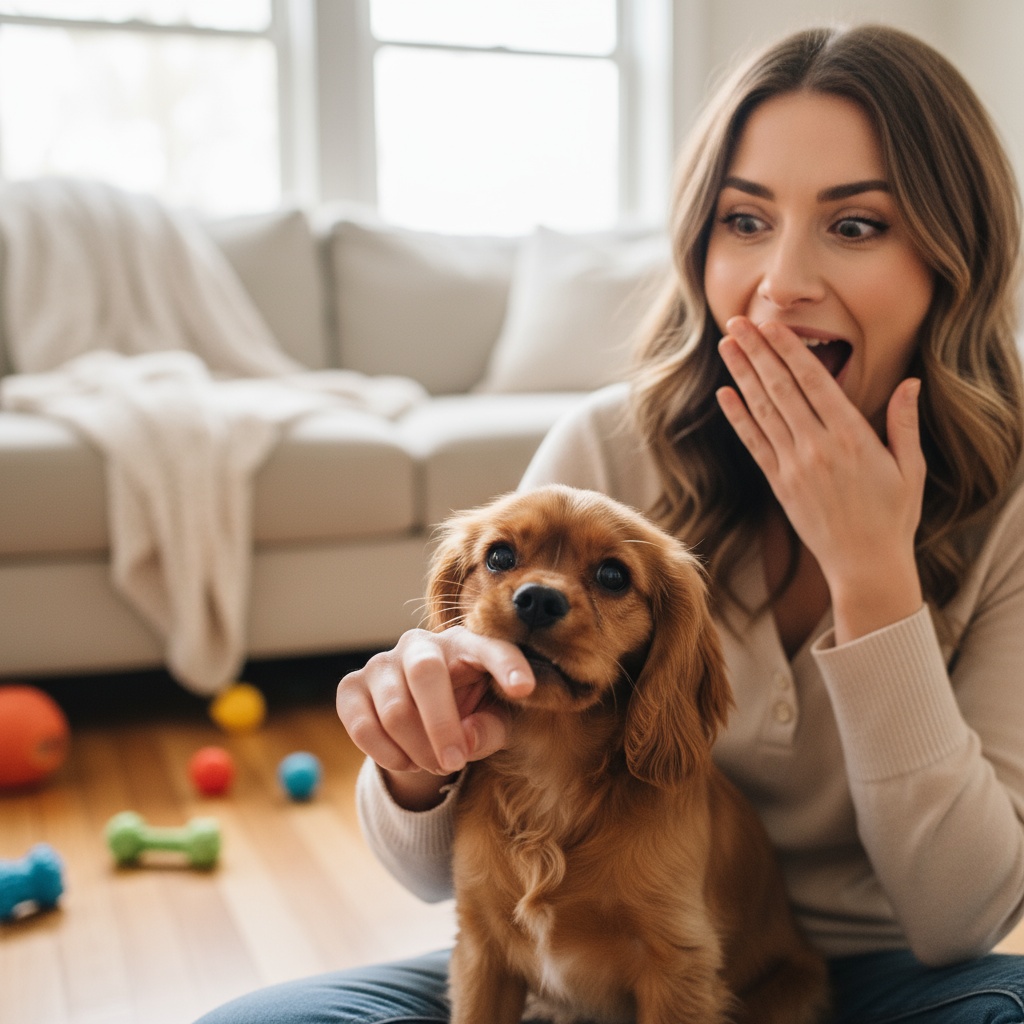 how to train a puppy to stop biting