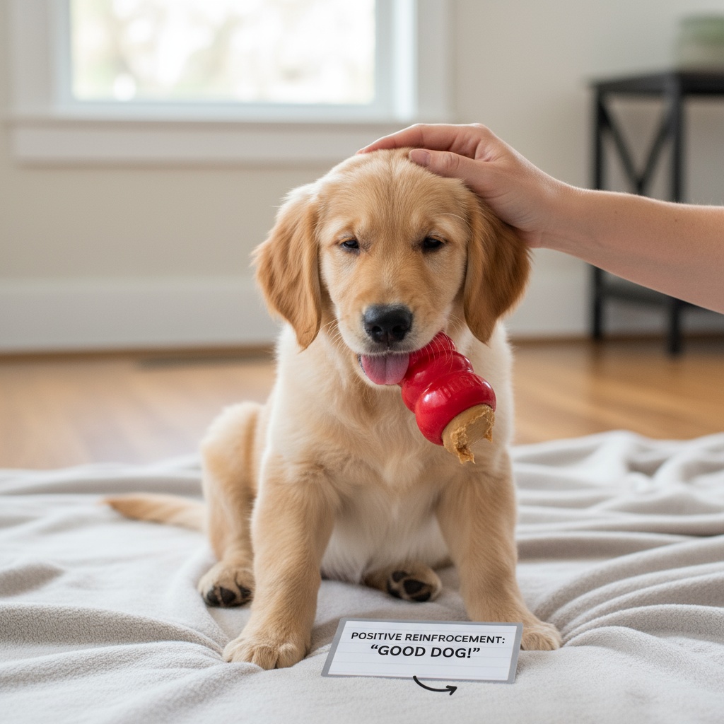 puppy biting everything