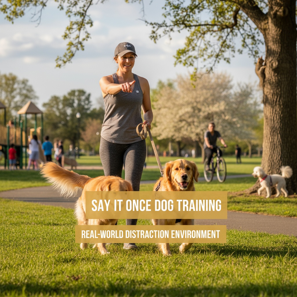 say it once dog training