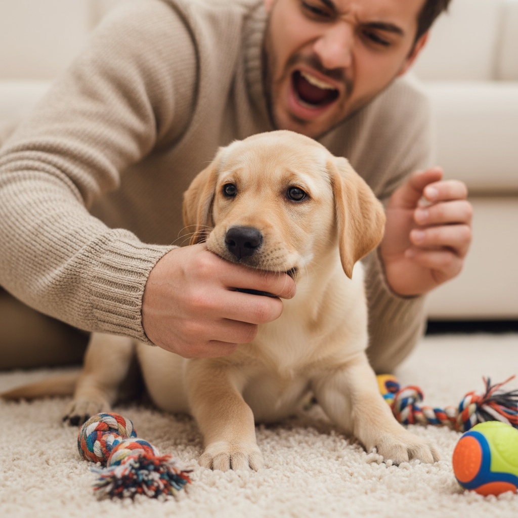 stop puppy from biting