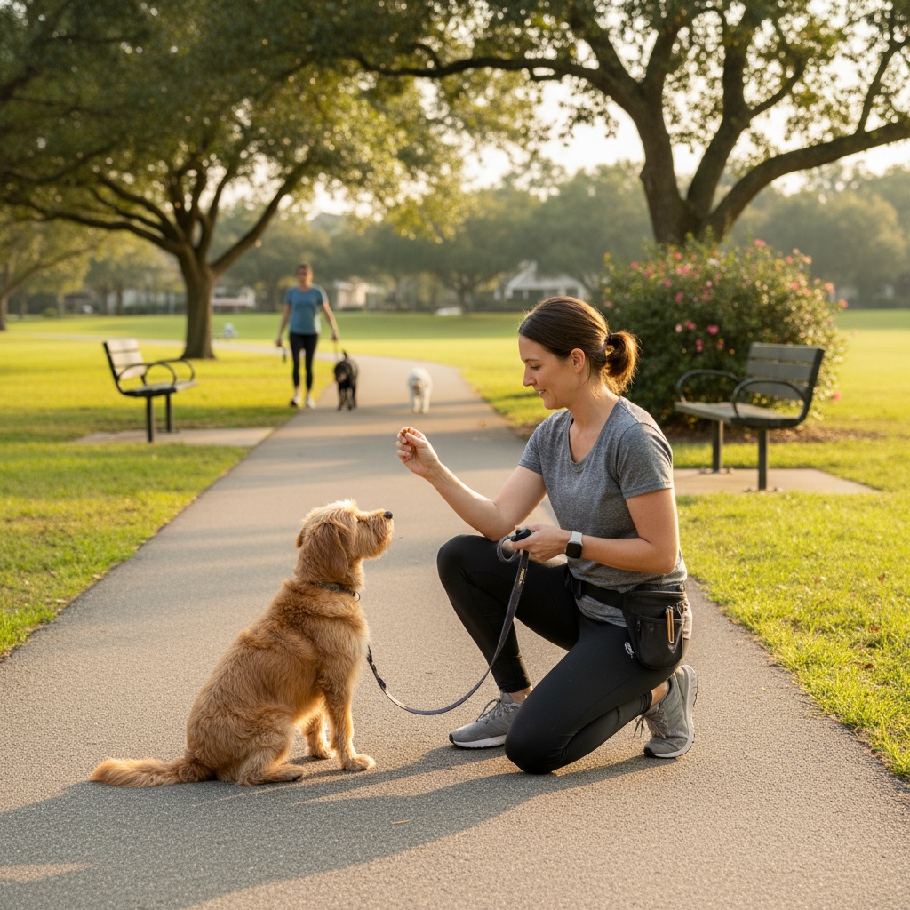 training dog to not bark at other dogs