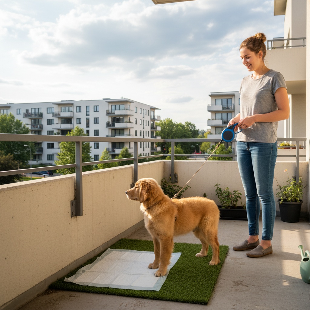 training dog to poop in one spot