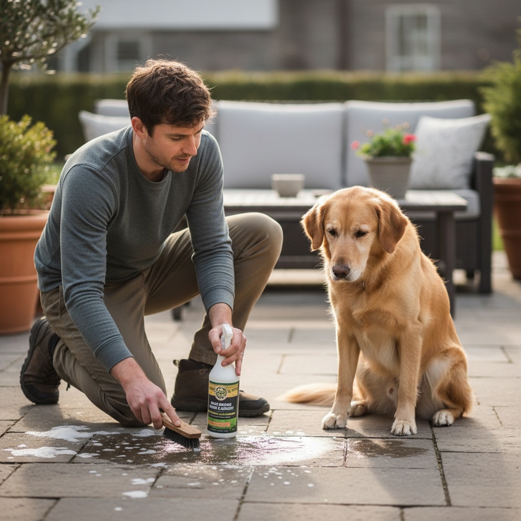 training dog to poop in one spot