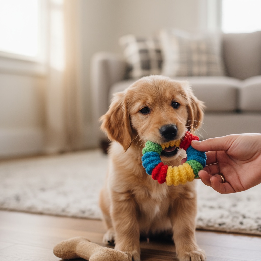 when do puppies stop biting