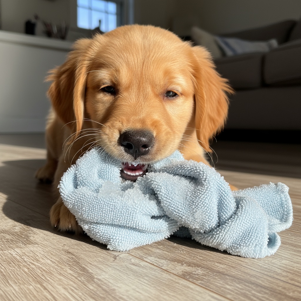 when do puppies stop biting