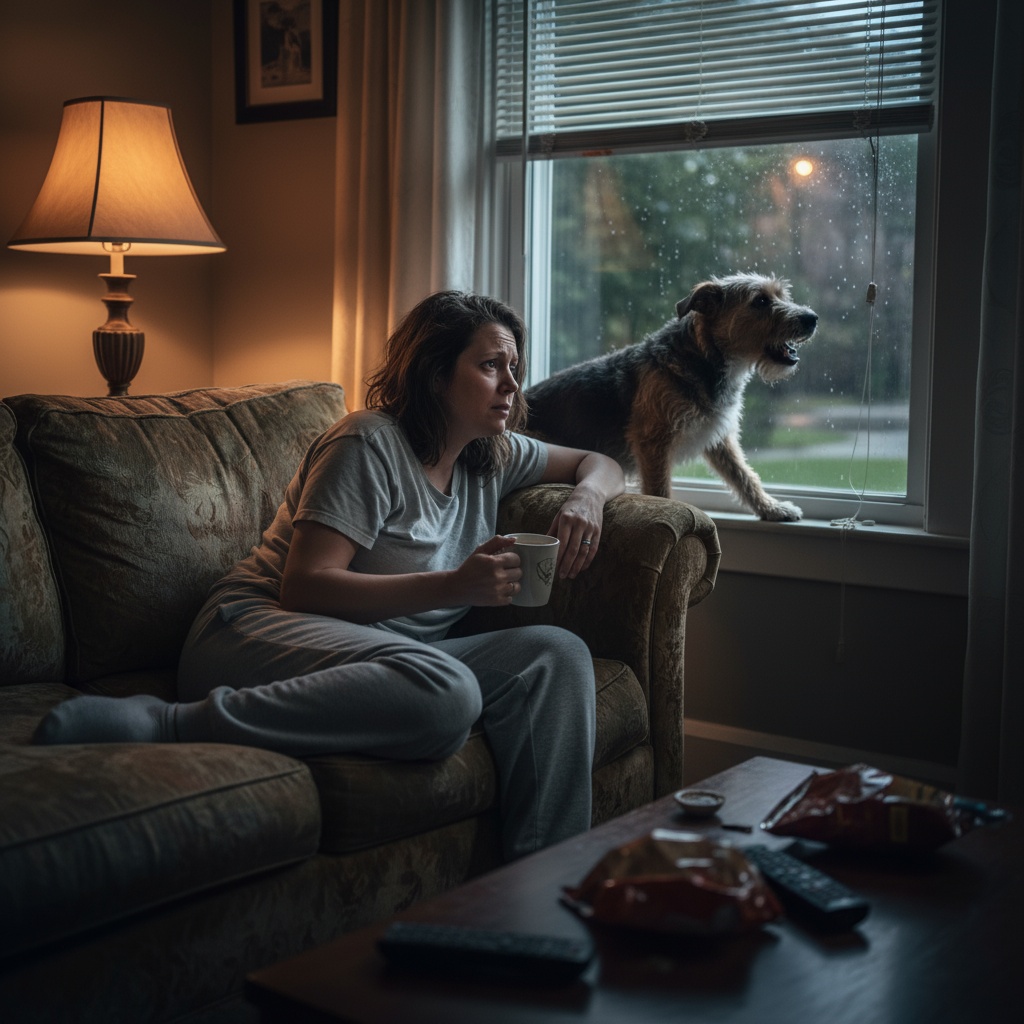 dog wont stop barking at night