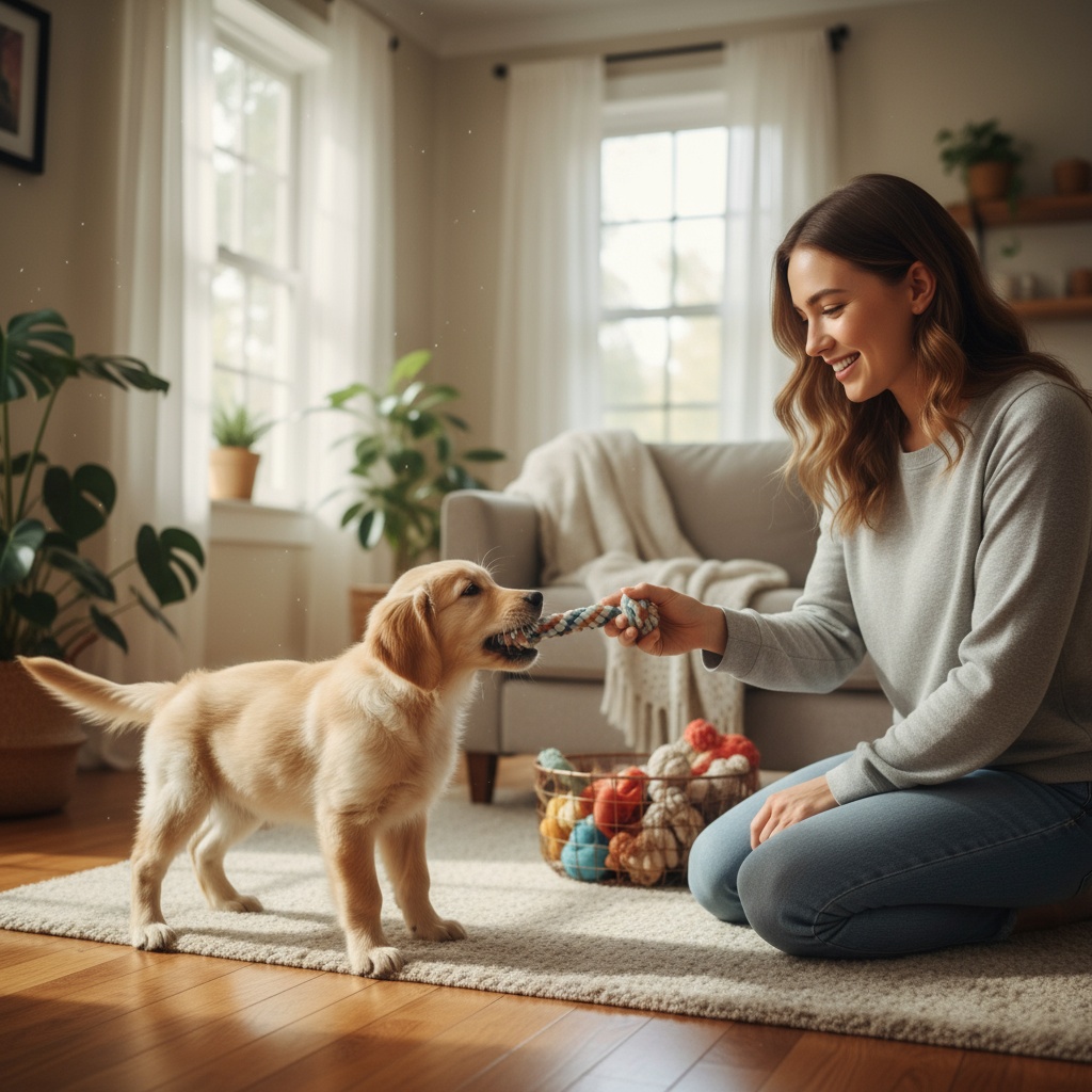 how to break a puppy from biting