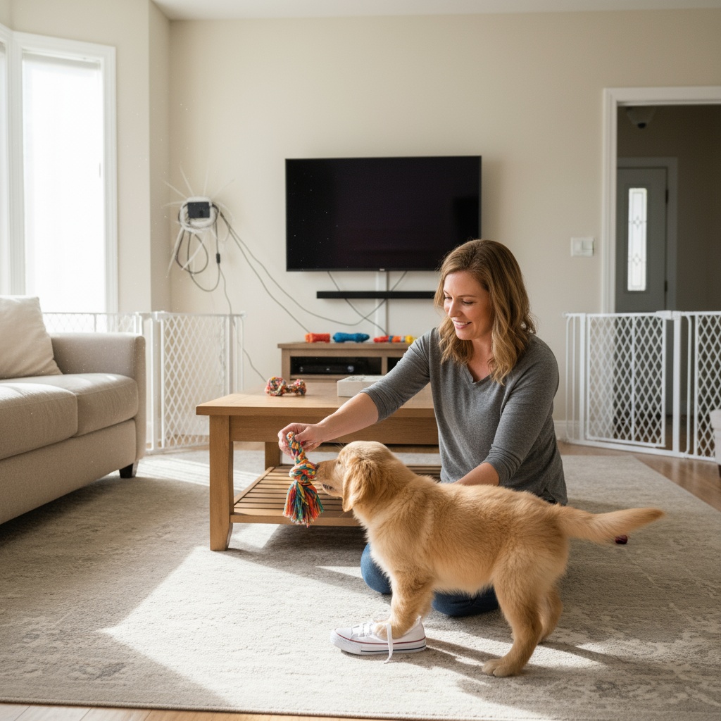 how to stop puppy from chewing