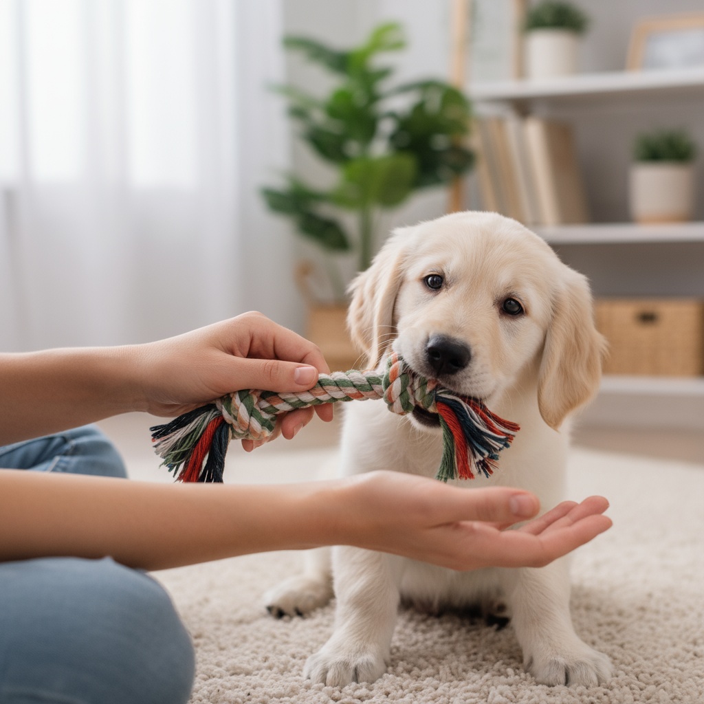 how to teach a dog to not bite