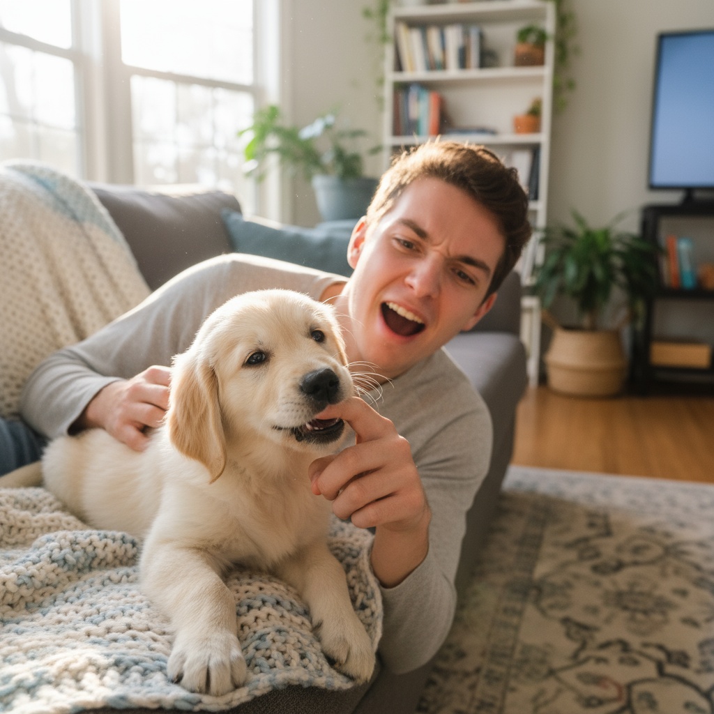 how to teach your dog not to bite