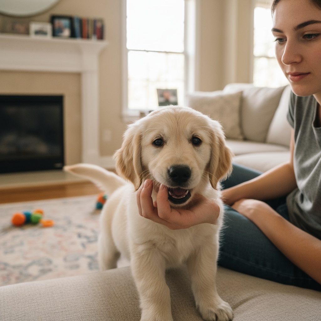 how to train a dog to not bite