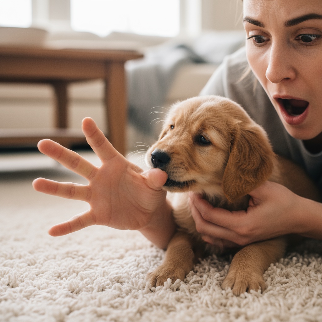 how to train puppy not to bite