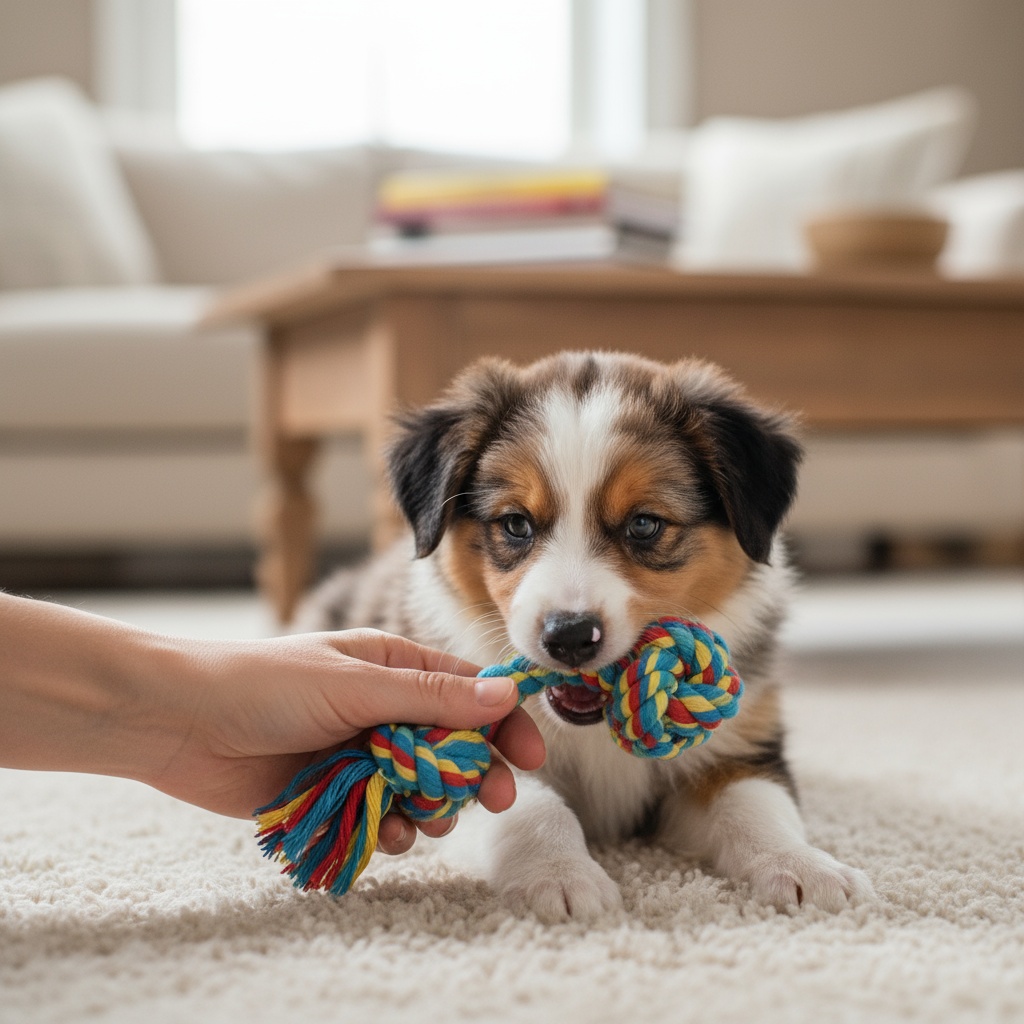 how to train your puppy not to bite
