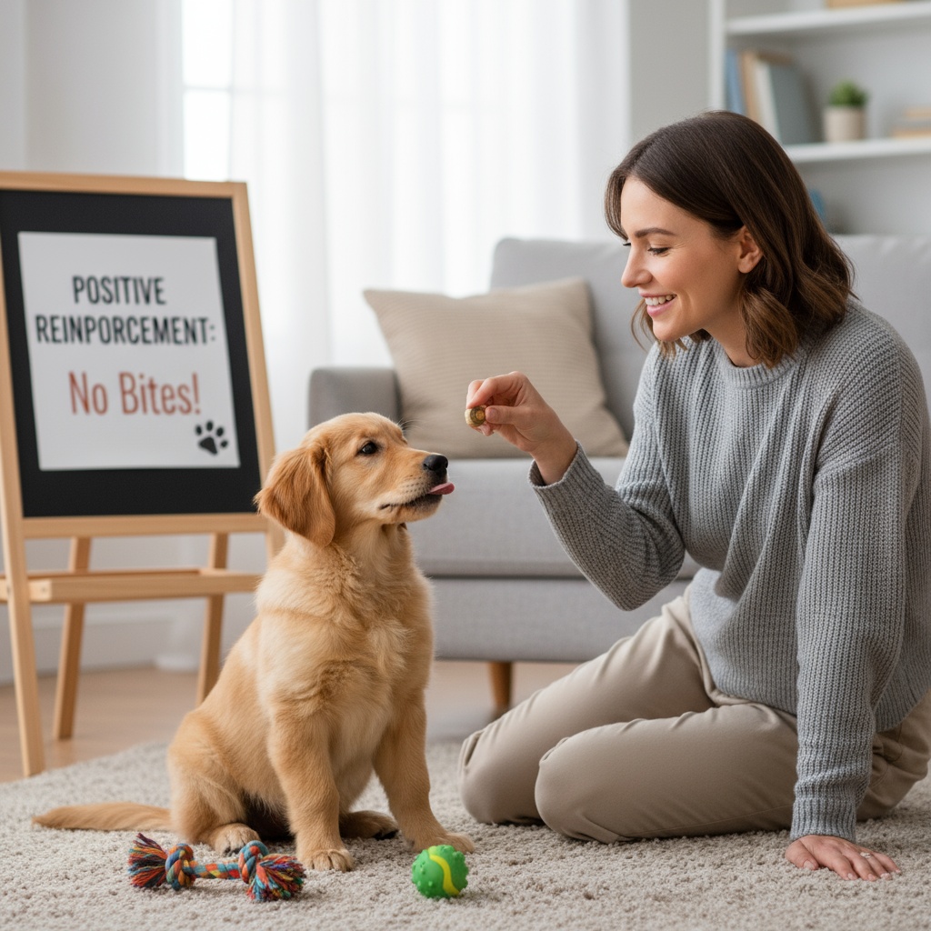 how to train your puppy not to bite