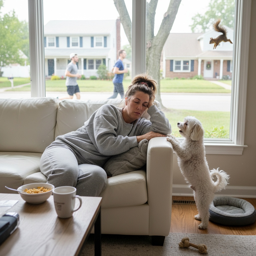 my dog barks at everything