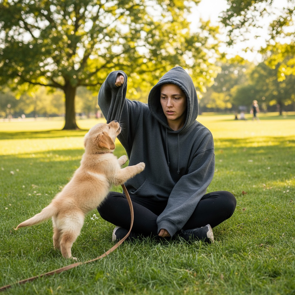 puppy keeps biting me