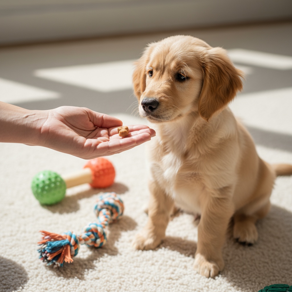 puppy keeps biting me