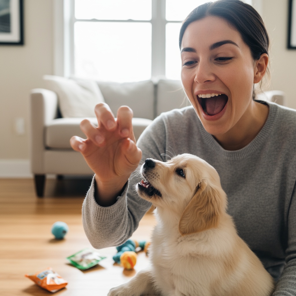 stop a puppy from biting