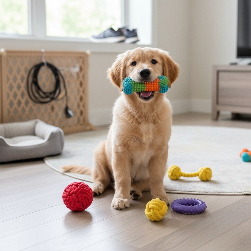 stop puppy from chewing