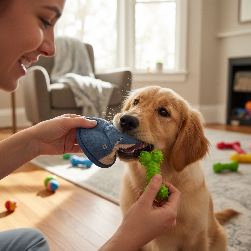 stop puppy from chewing