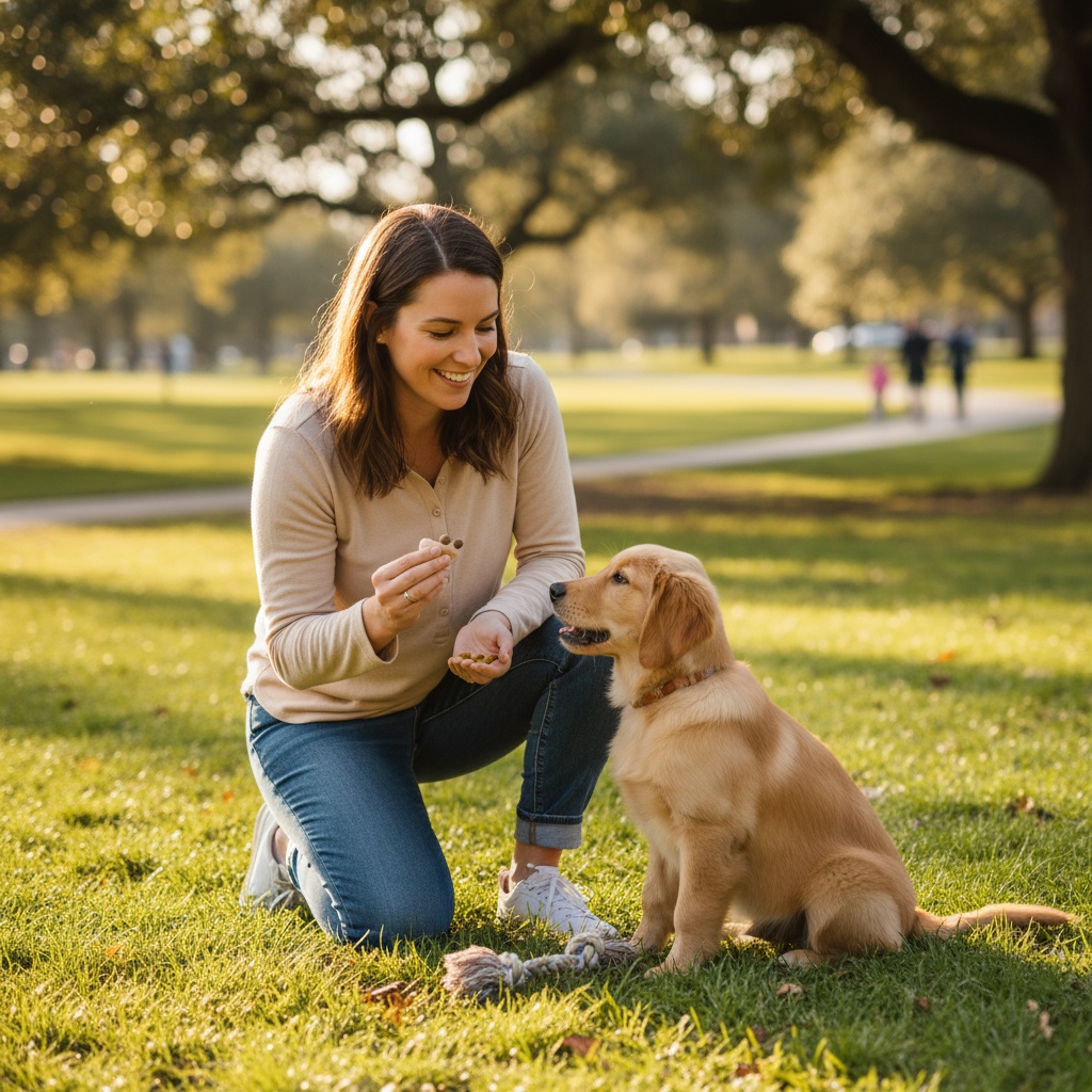 training a dog not to bite